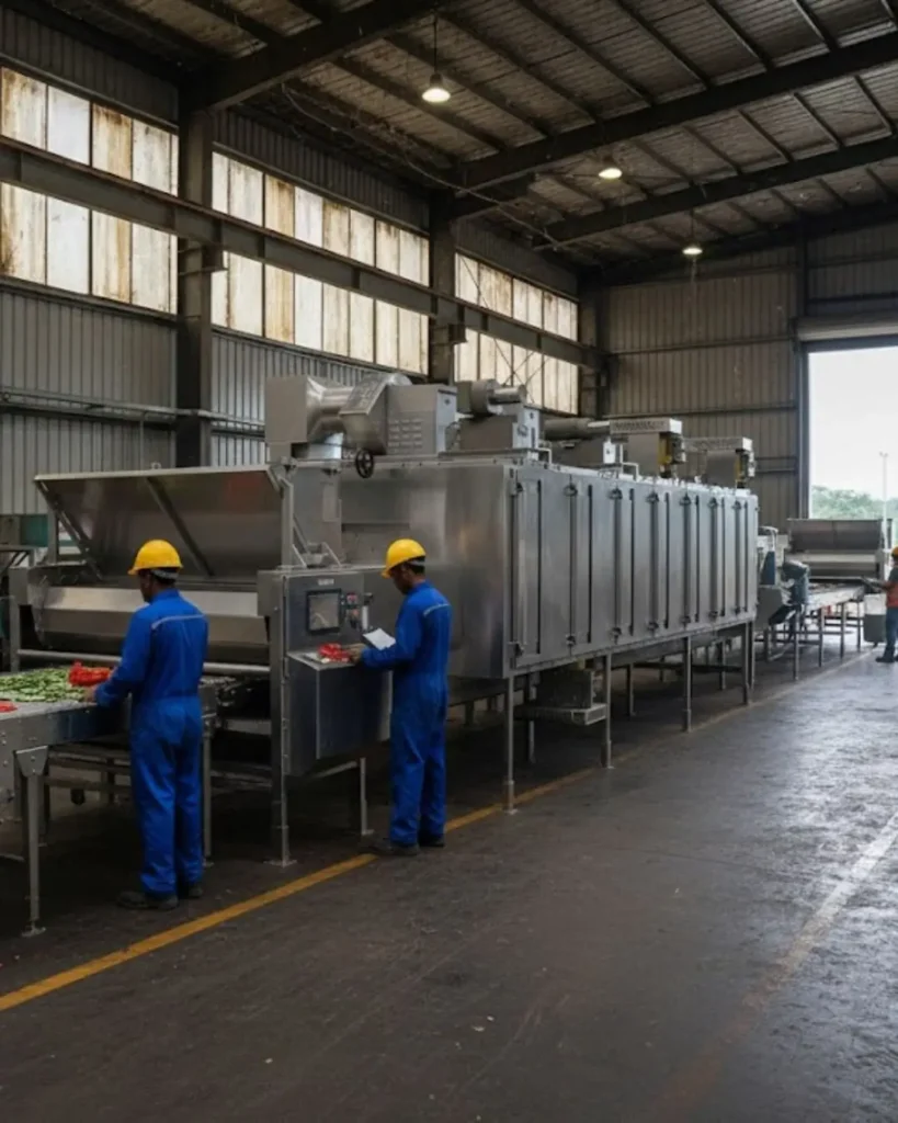 conveyor dryer machine