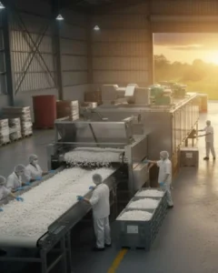 sistem pengering dan conveyor