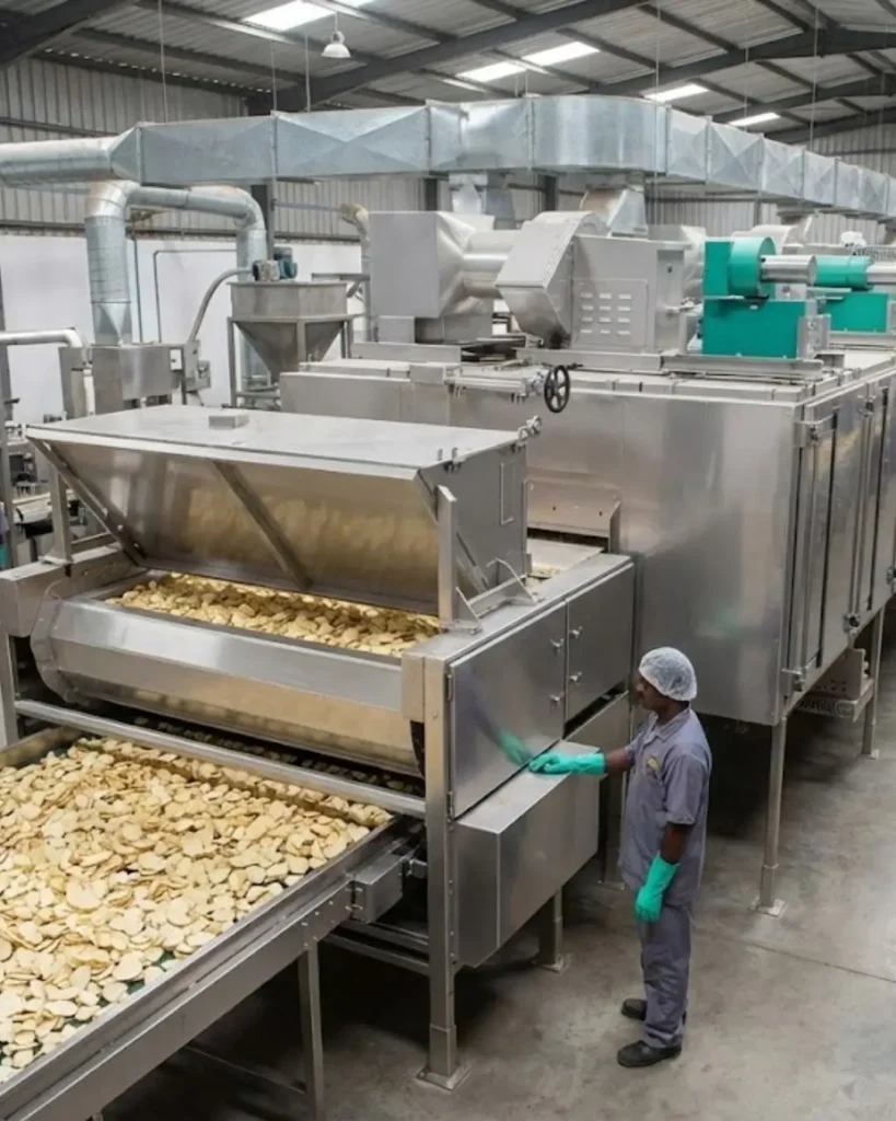 mesin pengering keripik