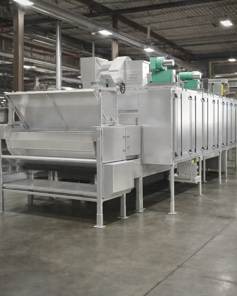 Conveyor Dryer Untuk Pengolahan Industri Makanan